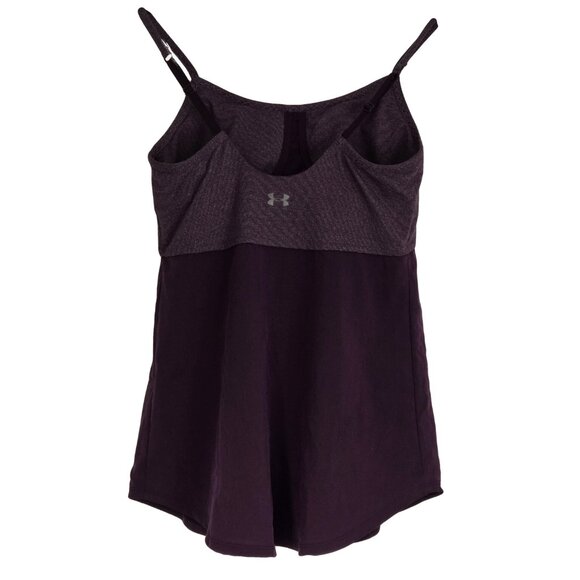 UNDER ARMOUR Dark Purple / Maroon Tank S - Picture 2 of 4